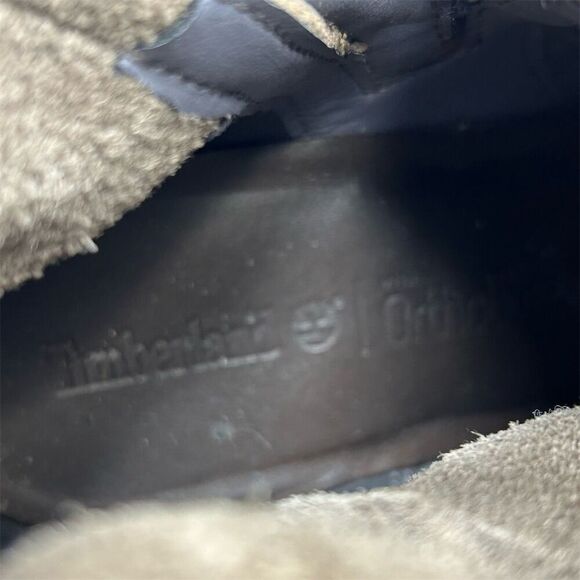 Timberland Whittemore Women's Brown Gray Leather Mid Calf Boots Size 6.5 - Picture 15 of 15